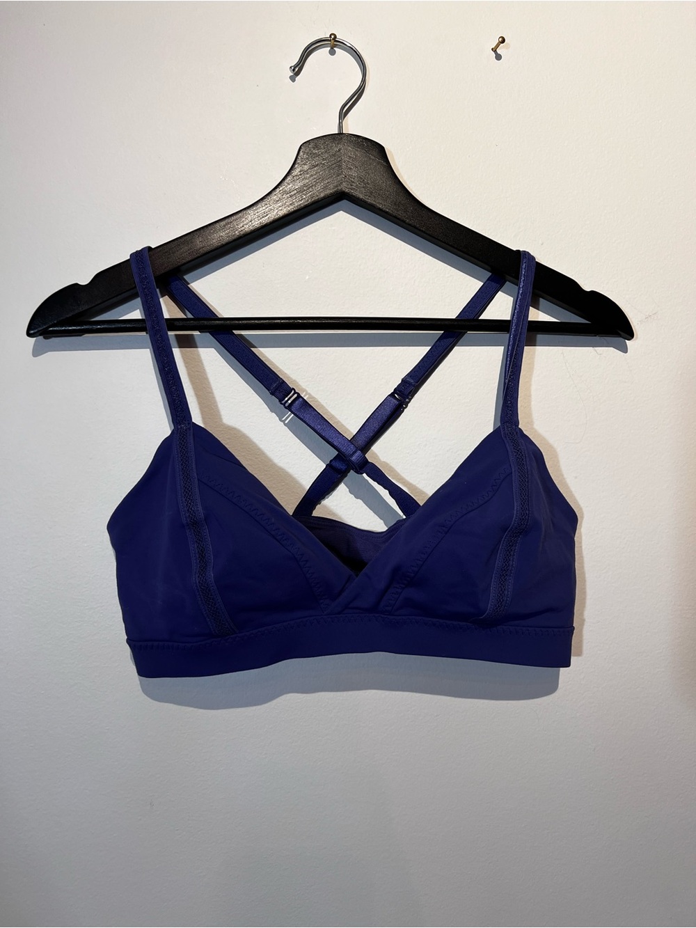 lululemon athletica Deep Purple/blue Cross-Back Sports Bra